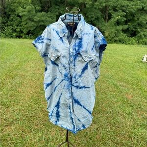 Fringed Sleeve Shirt